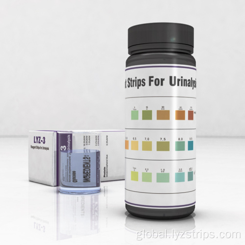 Urine Test Strips 3 Parameters Urine Analysis Strip URS-3 diagnostic medical kits Manufactory